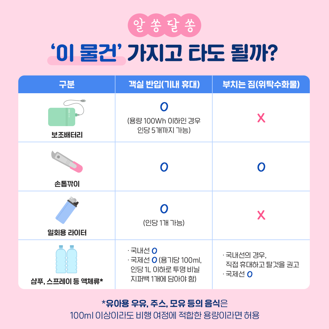 비행기탑승정꿀팁