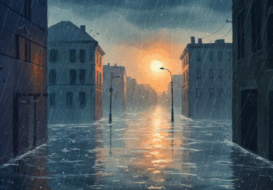 폭우가 쏟아지는 꿈 해몽