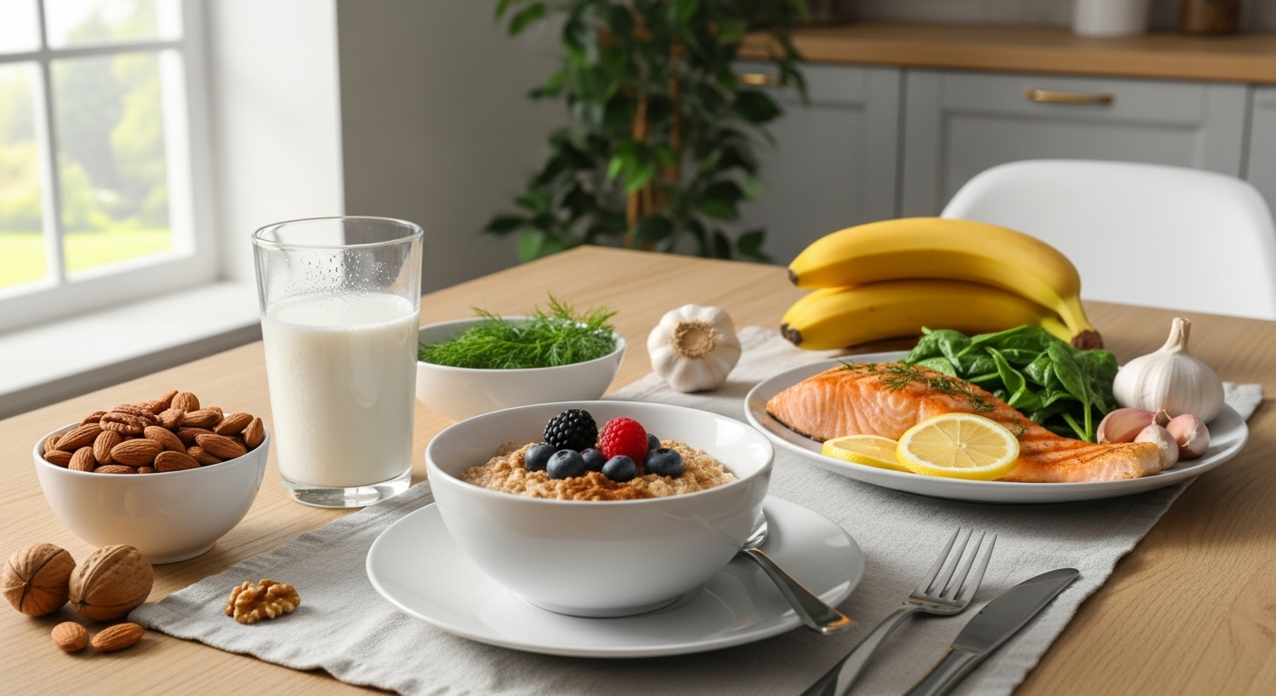 고혈압 관리에 좋은 음식