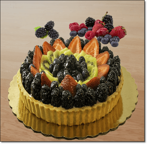 블랙베리 케이크