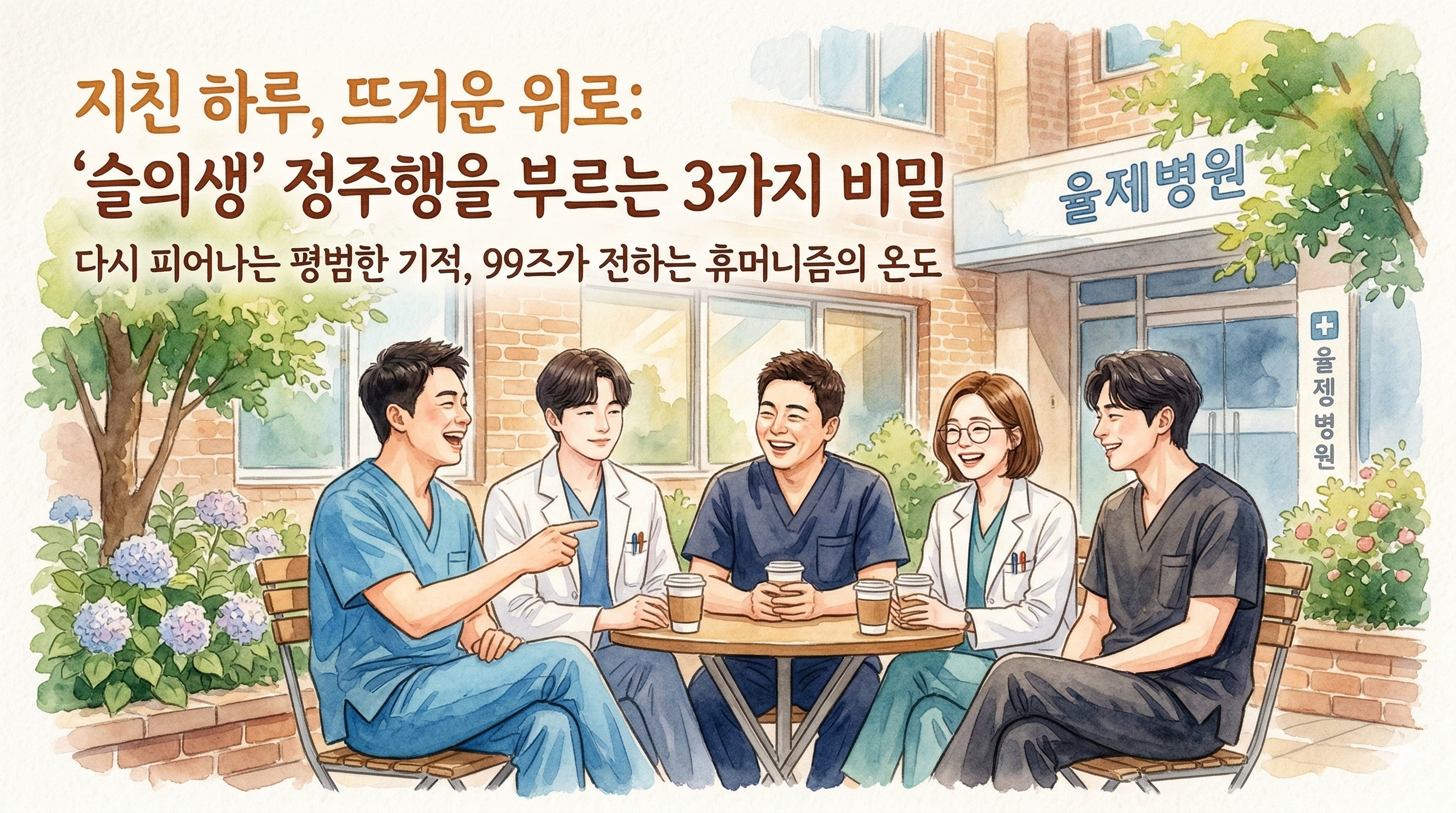 봐도 봐도 또 보게 되는 드라마,슬기로운 의사생활이 주는 감동의 정체
