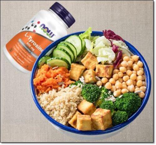 티로신 보충제와 황산화에 좋은 음식 콩과 채소