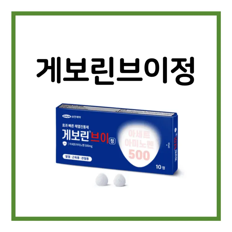 게보린브이정-이미지
