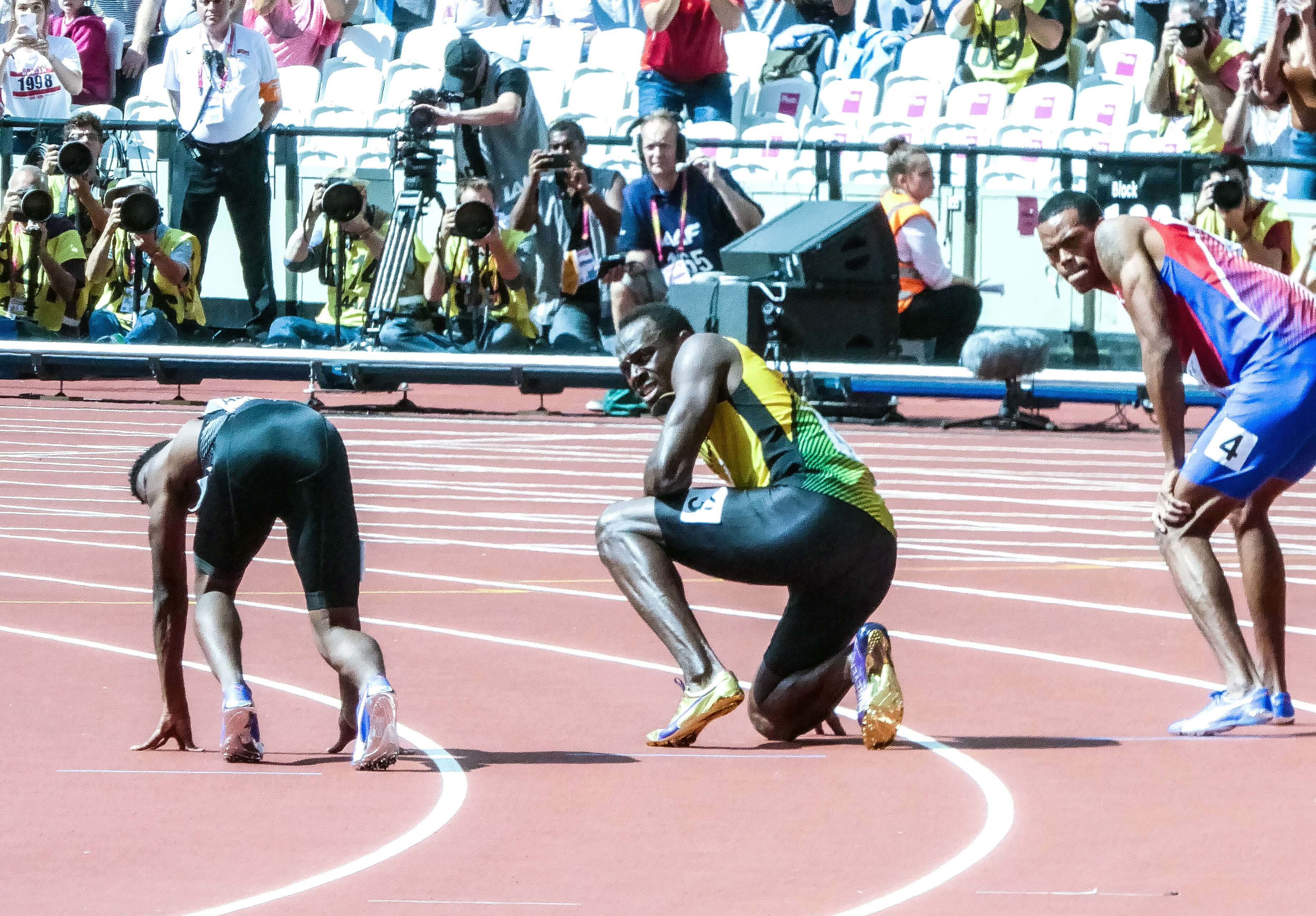 육상을 빛낸 영웅,우산인 볼트