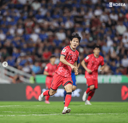 2026 북중미 월드컵 아시아 2차 예선 태국원정경기 한국승리