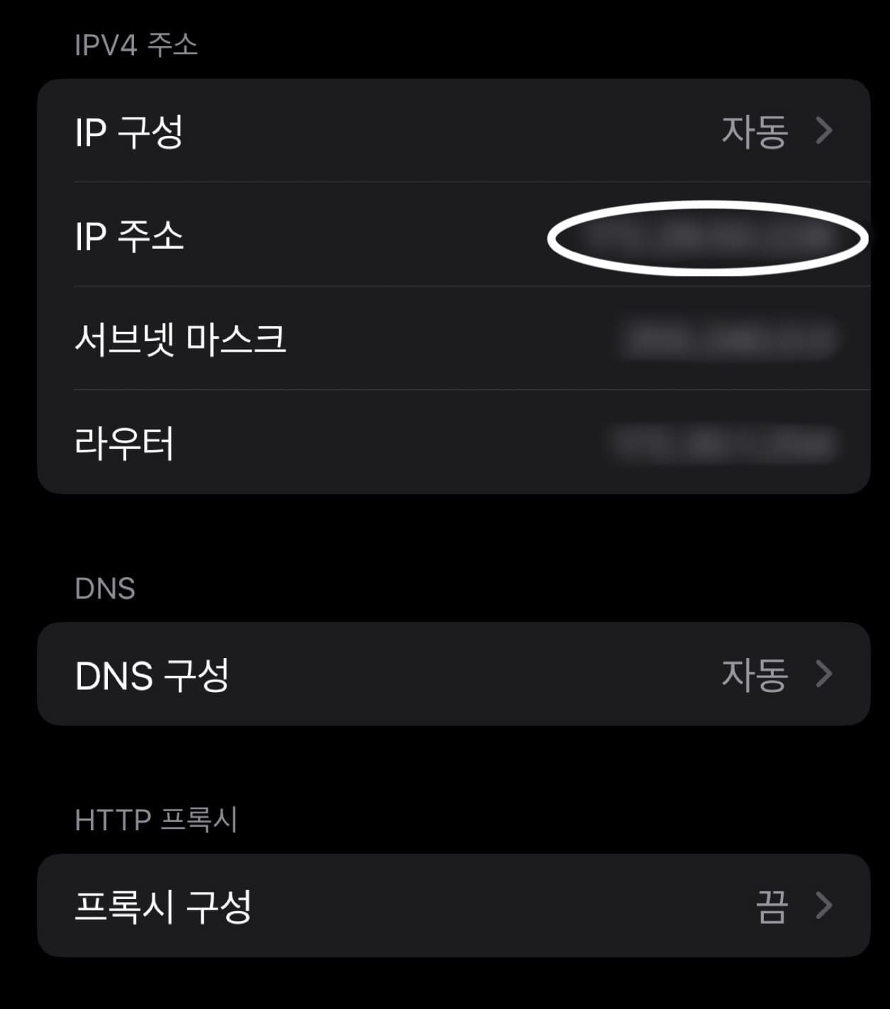 IP확인하는법3