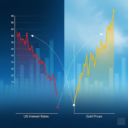 미국 금리 인하, 금시세 상관관계