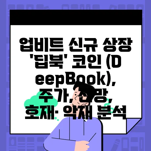 업비트 신규 상장 '딥북' 코인 (DeepBook), 주가, 전망, 호재· 악재 분석