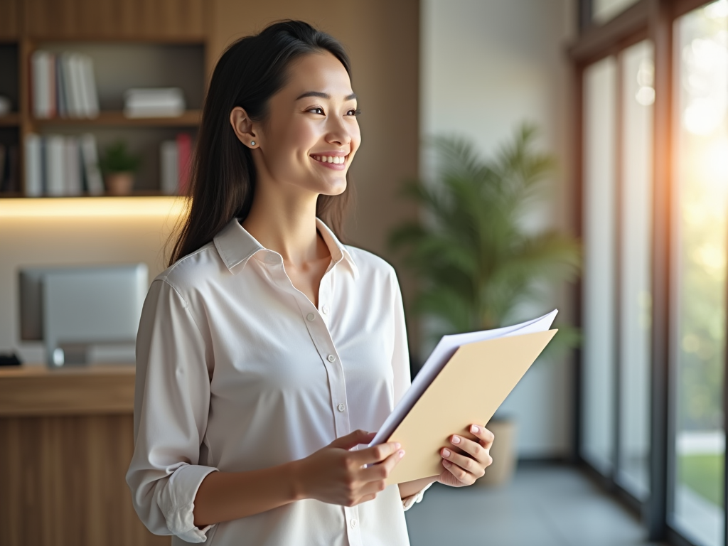 산후조리비를 신청하는 산모의 모습