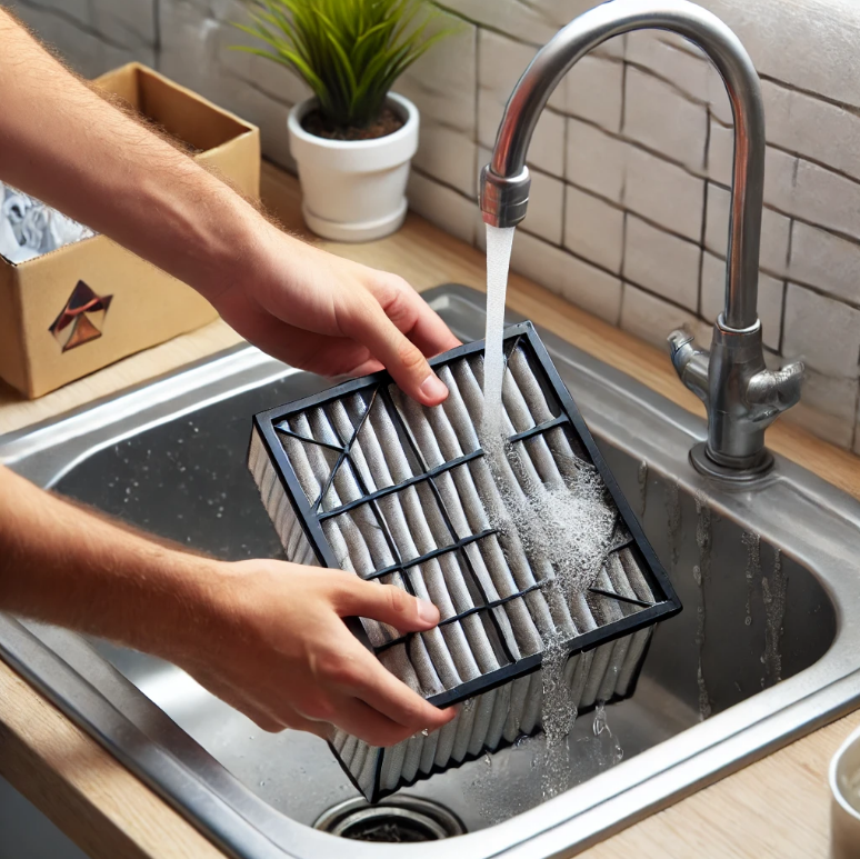 에어컨 필터 청소방법2