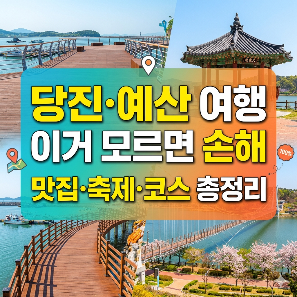 당진과 예산 여행의 맛집, 축제, 추천 코스를 총정리한 허브 콘텐츠 대표 썸네일 이미지