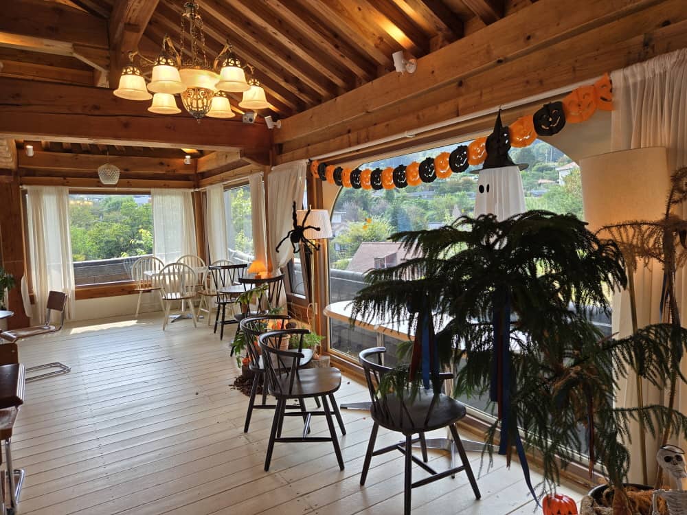 가평 고요재 2층 내부