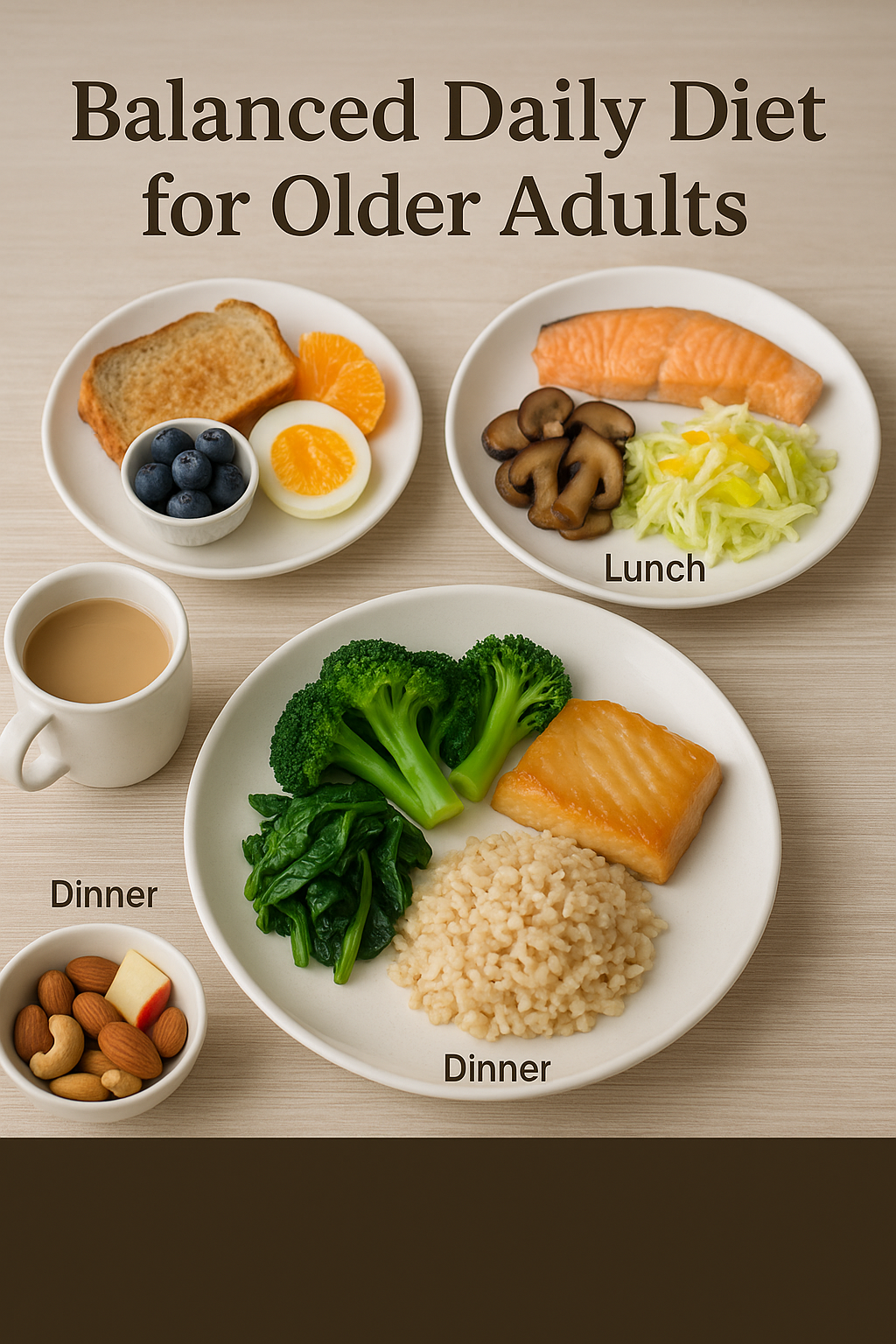 노년기 균형잡힌 식단