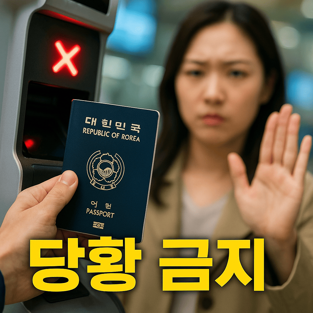 출국장 입구 여권 스캔 오류났을 때 당황하지 않는 완벽 대처법