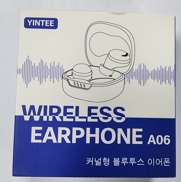 YINTEE A06 커널형 블루투스 이어폰 제품 상자
