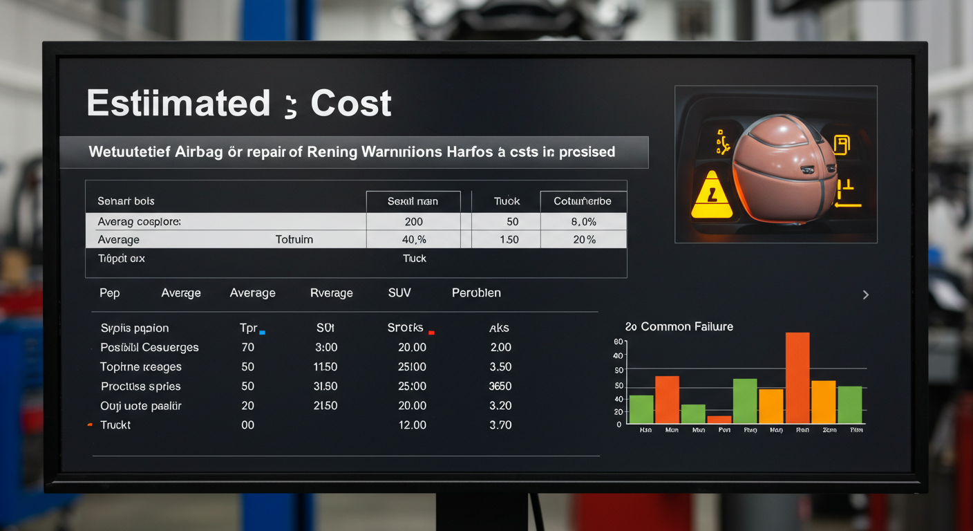 에어백 경고등 수리 시 예상 비용#4