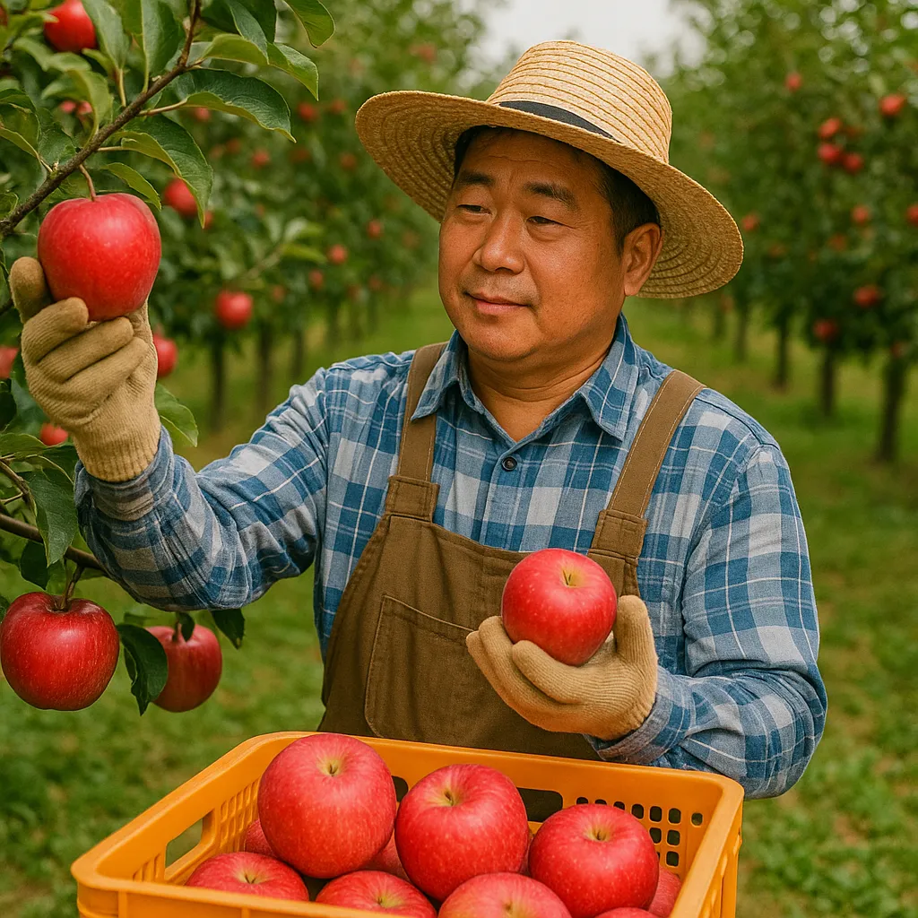 홍로 사과 정보 이미지