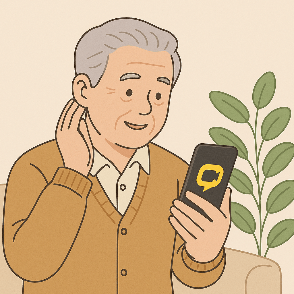 손주와 영상통화하는 날, 카메라 기본 사용법 익히기