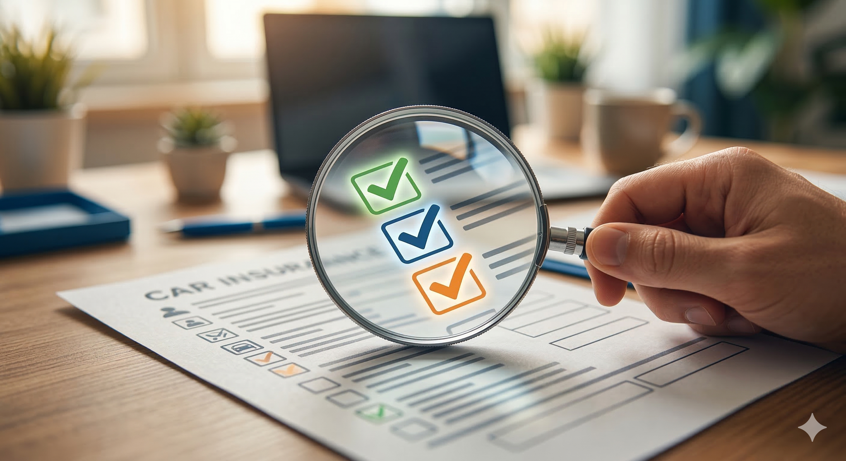 차량 갱신 및 결제 진행 전 운전자가 반드시 확인하고 점검해야 할 필수 보장 내역 및 할인 가이드라인 이미지