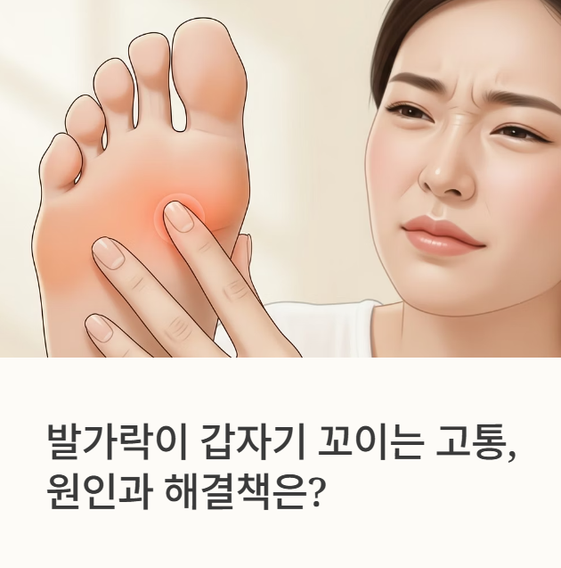 발가락 꼬이는 증상