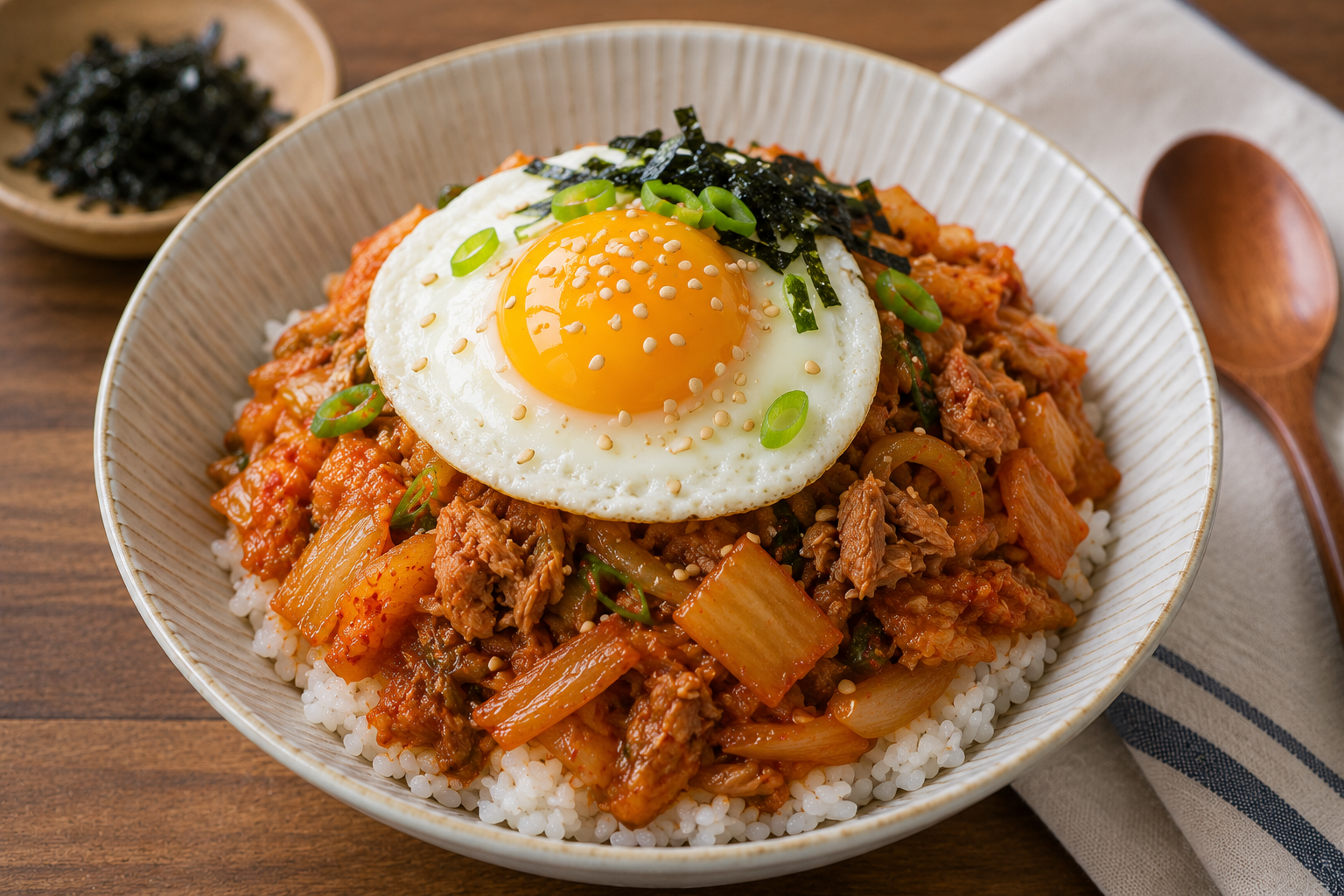 참치 김치덮밥 레시피