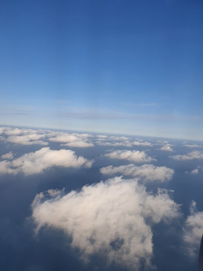 구름이 보이는 하늘