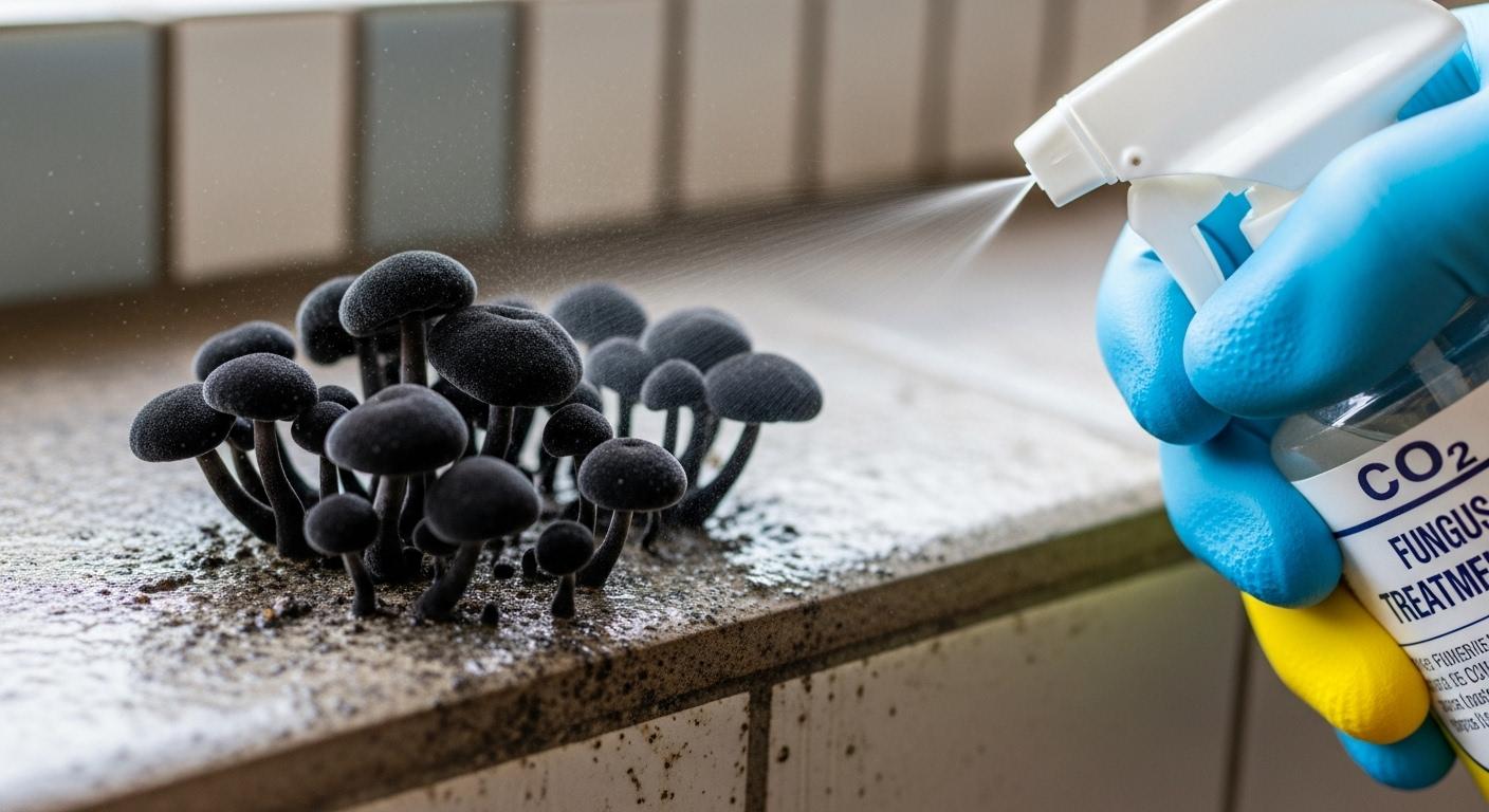 검버섯 co2 제거