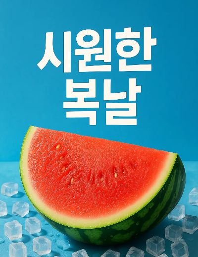 복날-수박