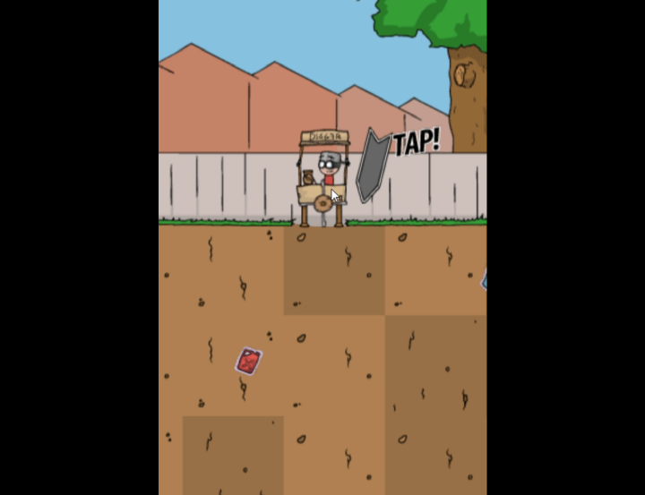 디그투차이나-땅굴파기게임-시작-화면