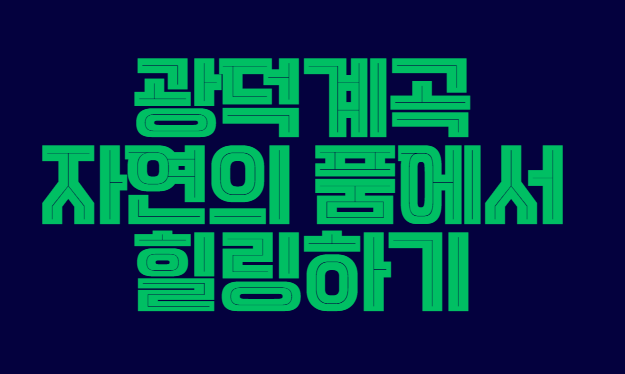 광덕계곡