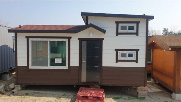 분양중인 김창준 이동식주택업체의 농막 매물 외관사진