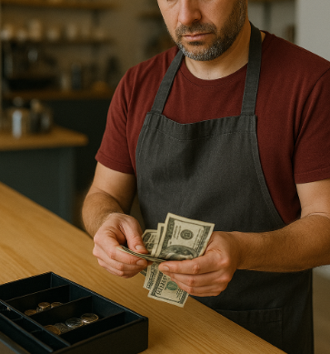 창업자에게 수익 흐름이 나타나서 회수기간이 단축된 사진