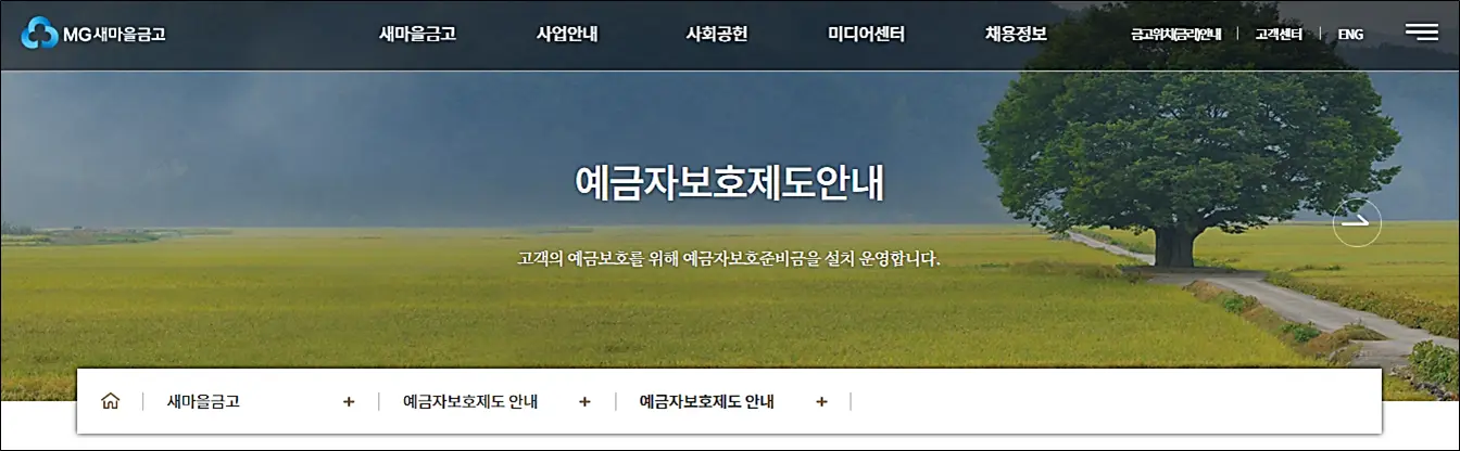 새마을금고-예금자보호