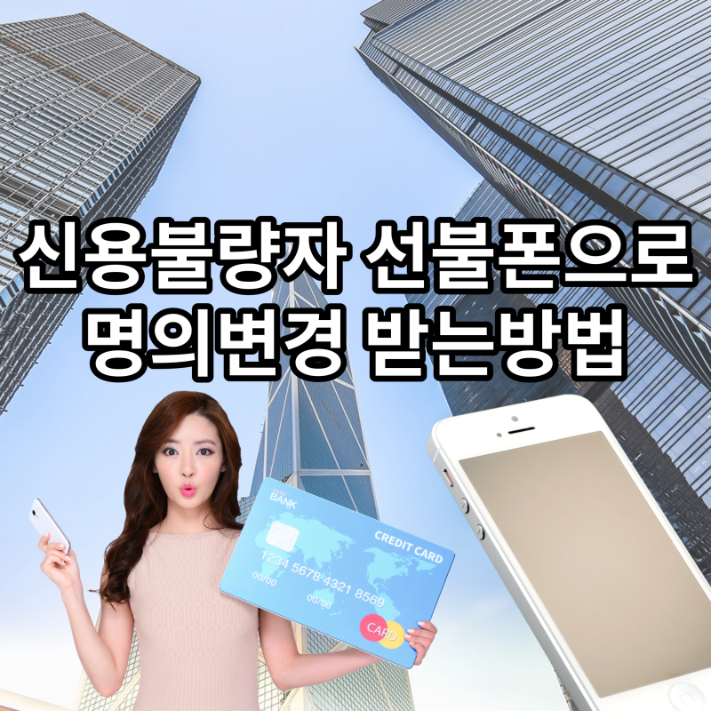 선불폰 명의변경의 필요성