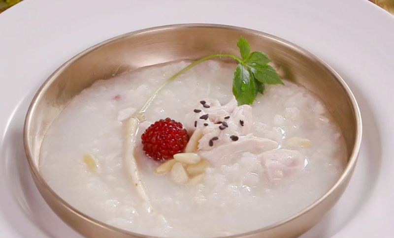 사골삼계죽
