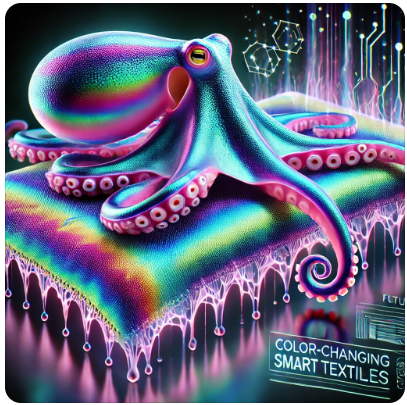 문어처럼 색을 바꾸는 섬유의 미래
