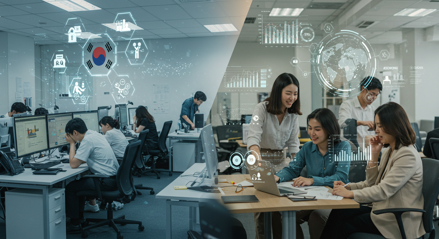 한국 vs 해외 직업 만족도 심리학 비교