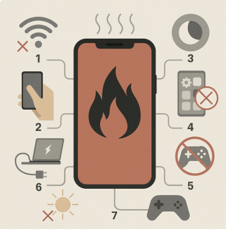 스마트폰 발열 줄이는 7가지 방법 관련 사진
