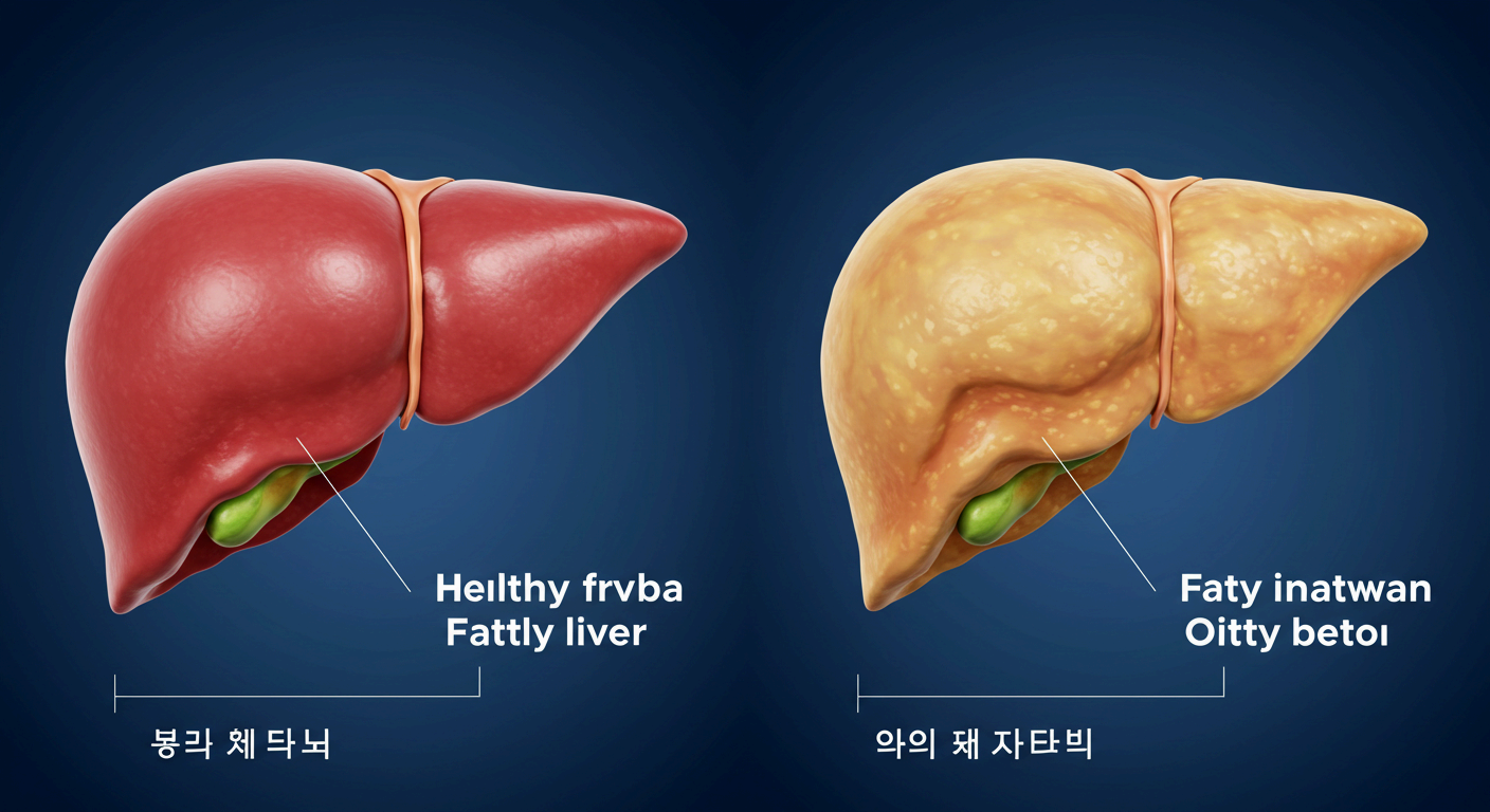 지방간 증상&amp;#44; 지방간 없애는 방법 (+지방간에 좋은 음식 10)