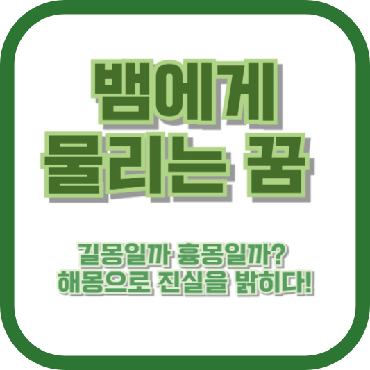 뱀에게 물리는 꿈, 길몽일까 흉몽일까? 해몽으로 진실을 밝히다!