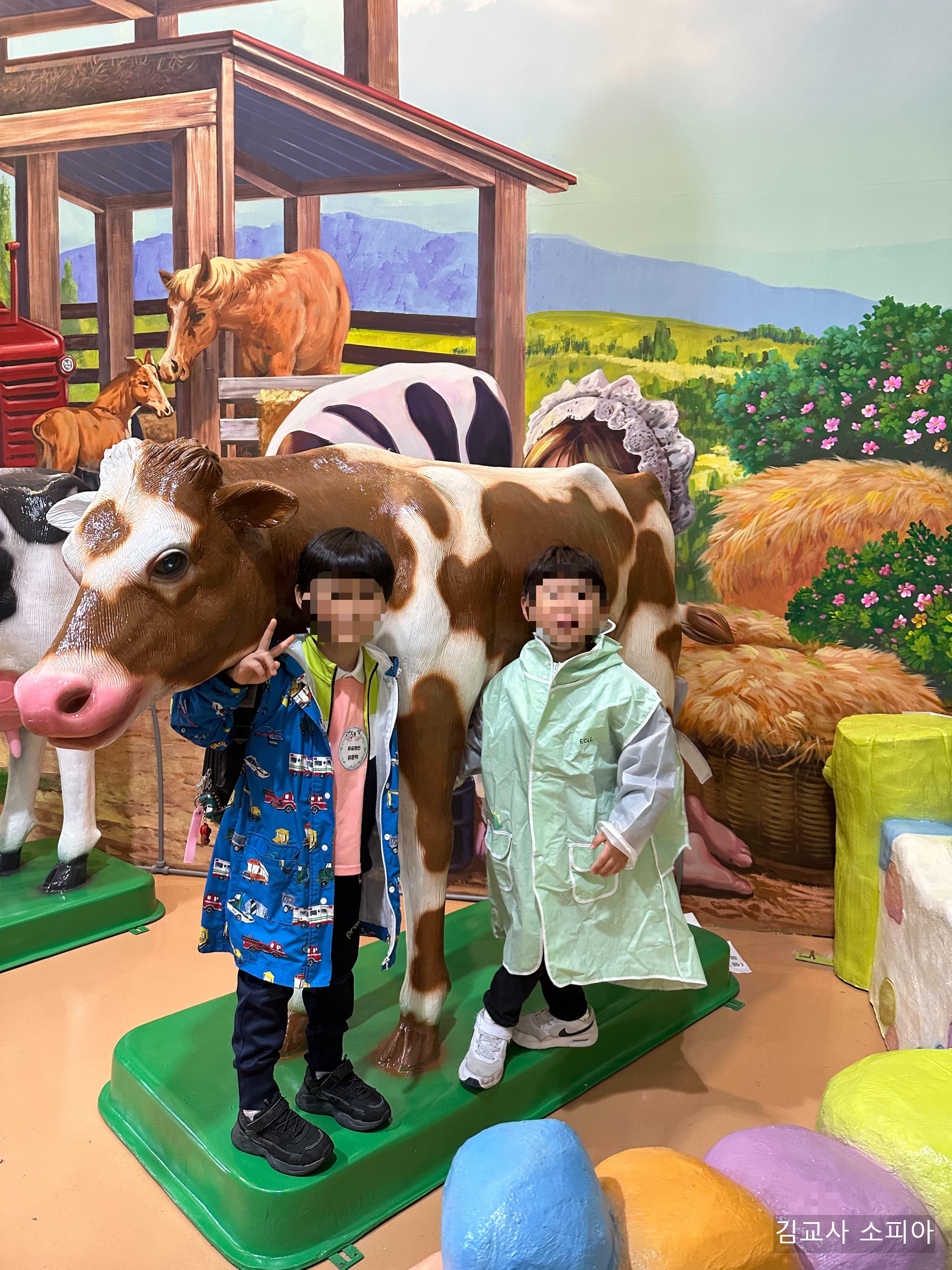 아이와 함께 체험하기 좋은 파주 모산목장🎈유치원 가족행사 장소로 딱! 우유주기부터 치즈까지🐄🧀