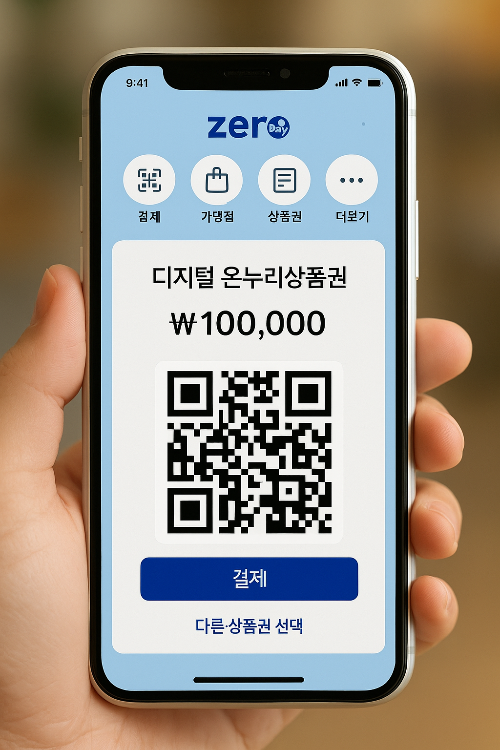 디지털온누리상품권 사용법 & 등록 방법