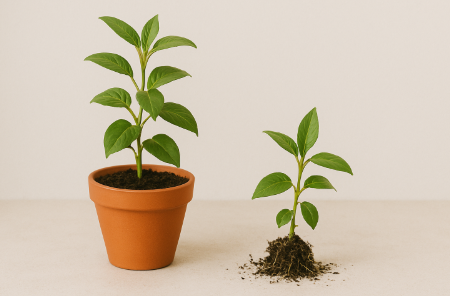 분갈이 화분 사진