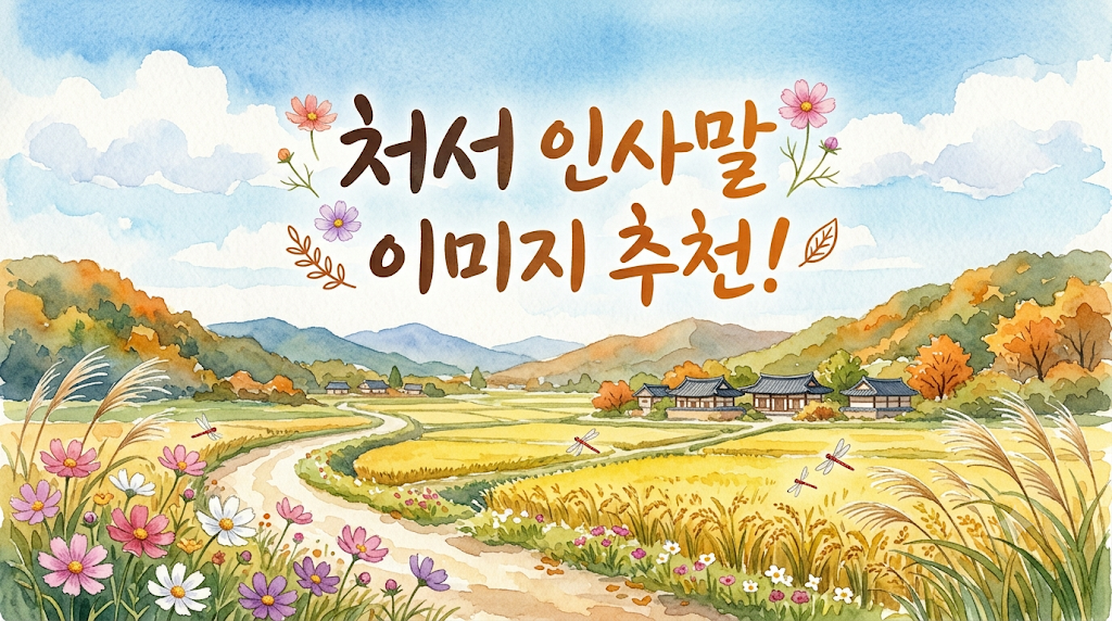 처서-인사말-이미지-추천