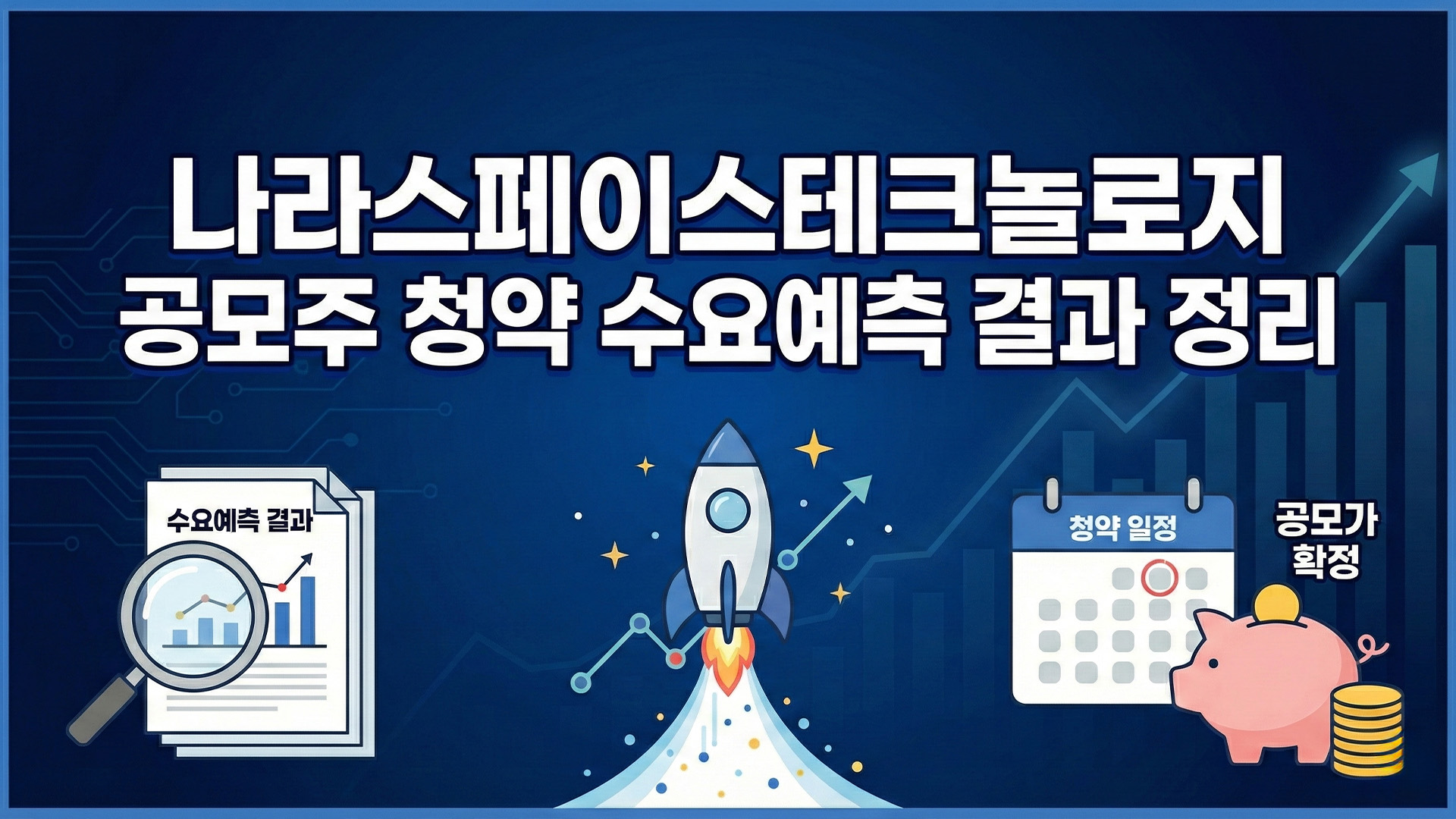 나라스페이스테크놀로지 공모주 수요예측, 청약 일정 정리 썸네일