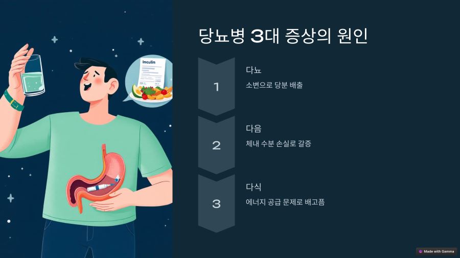 당뇨병 3대 중상의 원인