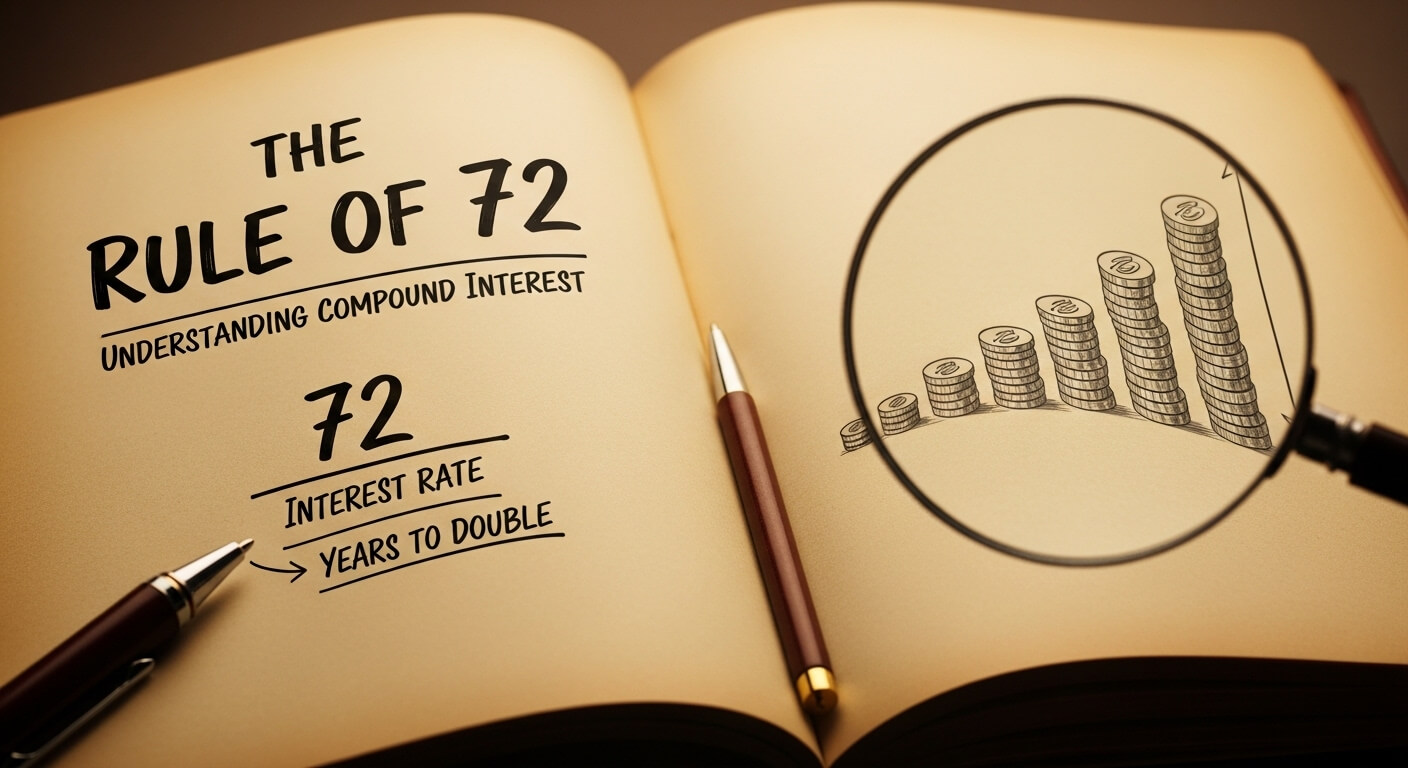 복리 계산기 없이도 알 수 있는 72의 법칙과 금리의 힘