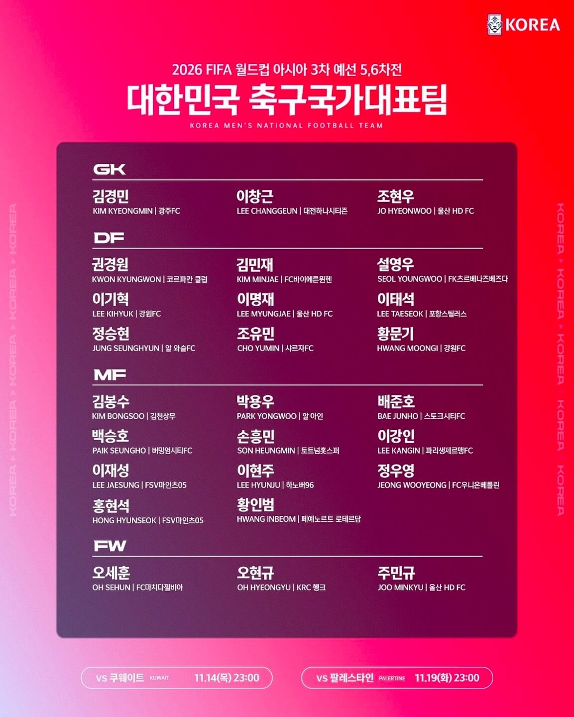 한국 쿠웨이트 축구 중계