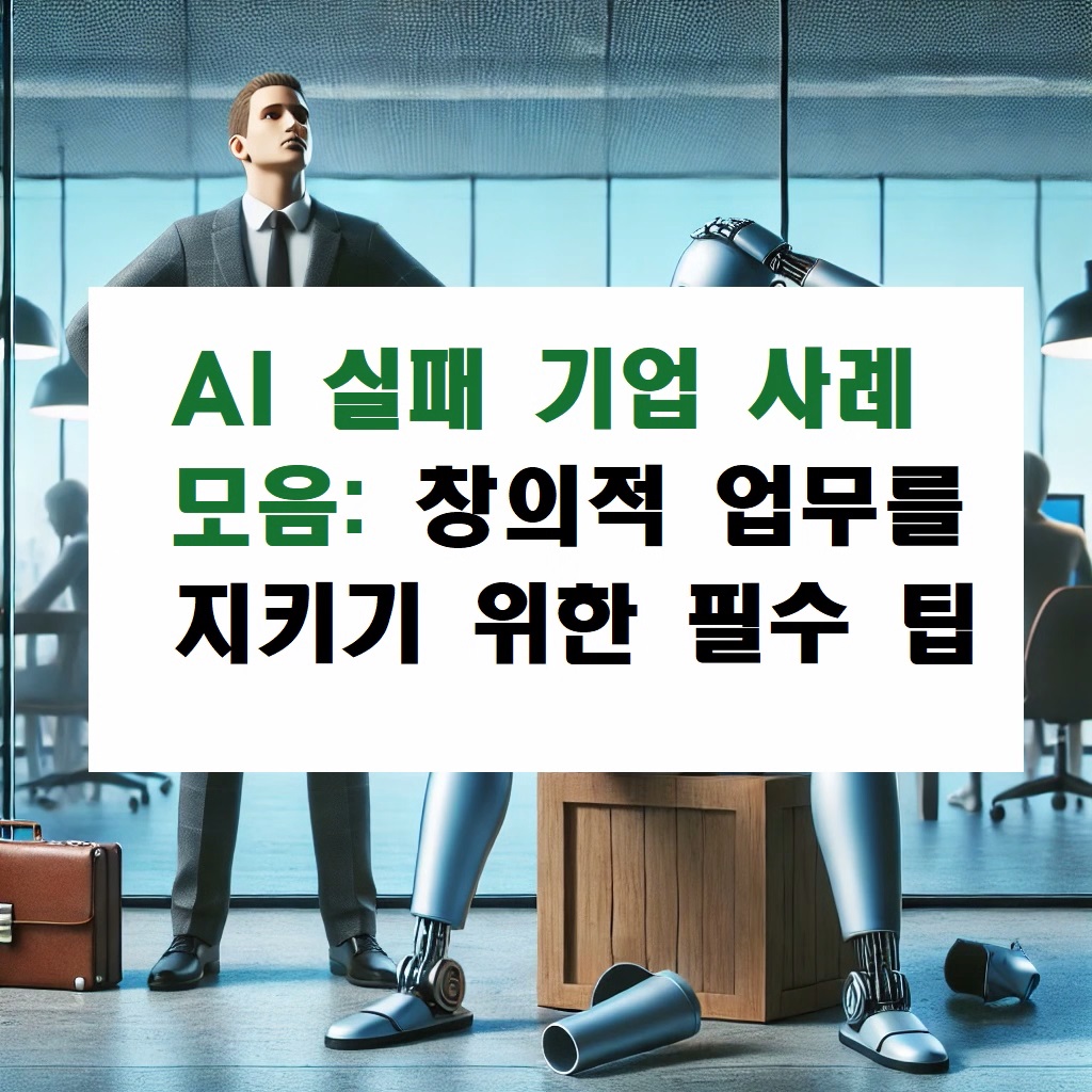 AI 실패 기업 사례 모음: 창의적 업무를 지키기 위한 필수 팁