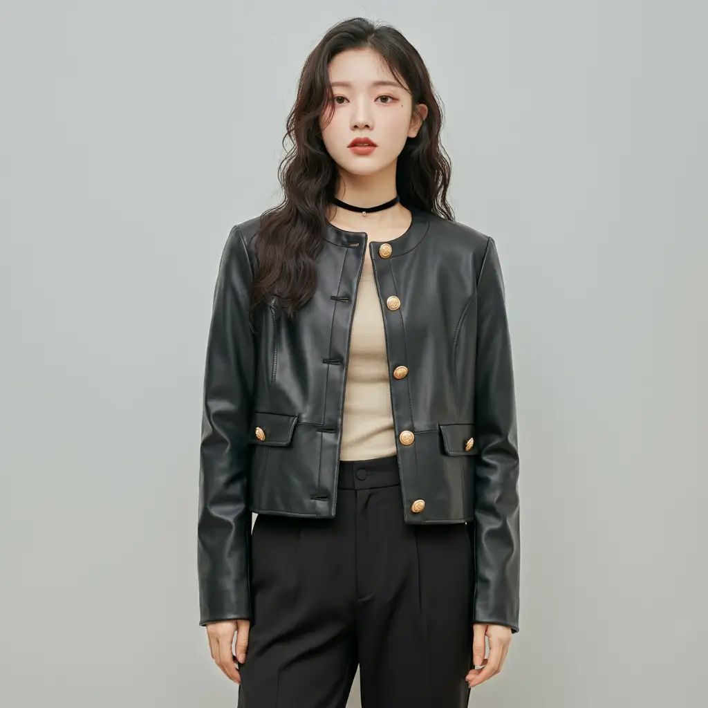 여자 가죽자켓 코디법 완벽정리